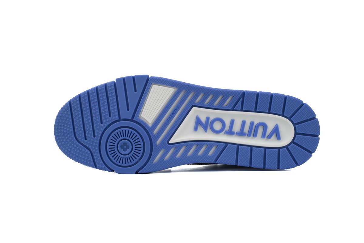 Louis Vuitton Trainer Blue Damier 3D Denim