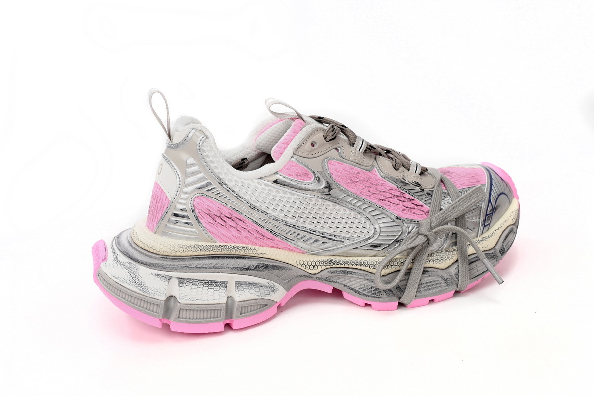 Balenciaga 3XL Sneaker in White Pink 734734 W3XL5 9050