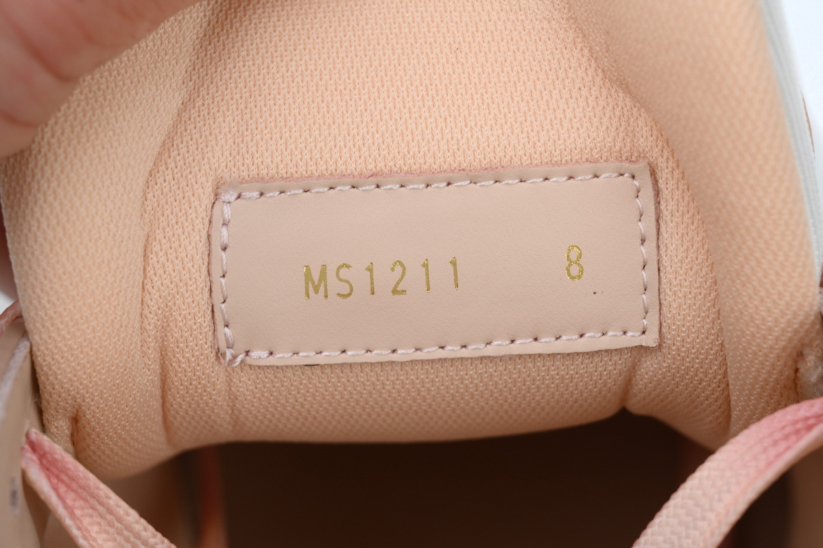 Louis Vuitton Trainer Pink White