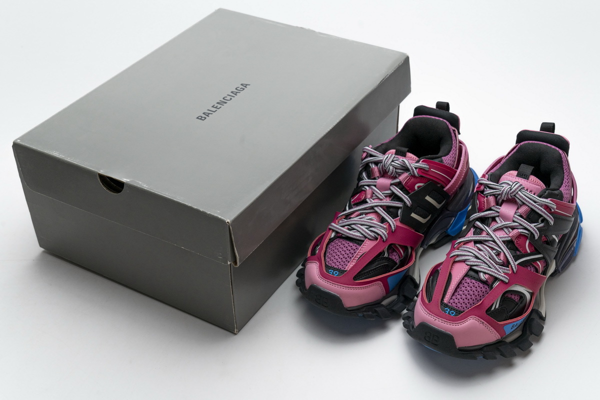 Balenciaga Track Tess S Black Purple Red 542436 W1GB7 5482