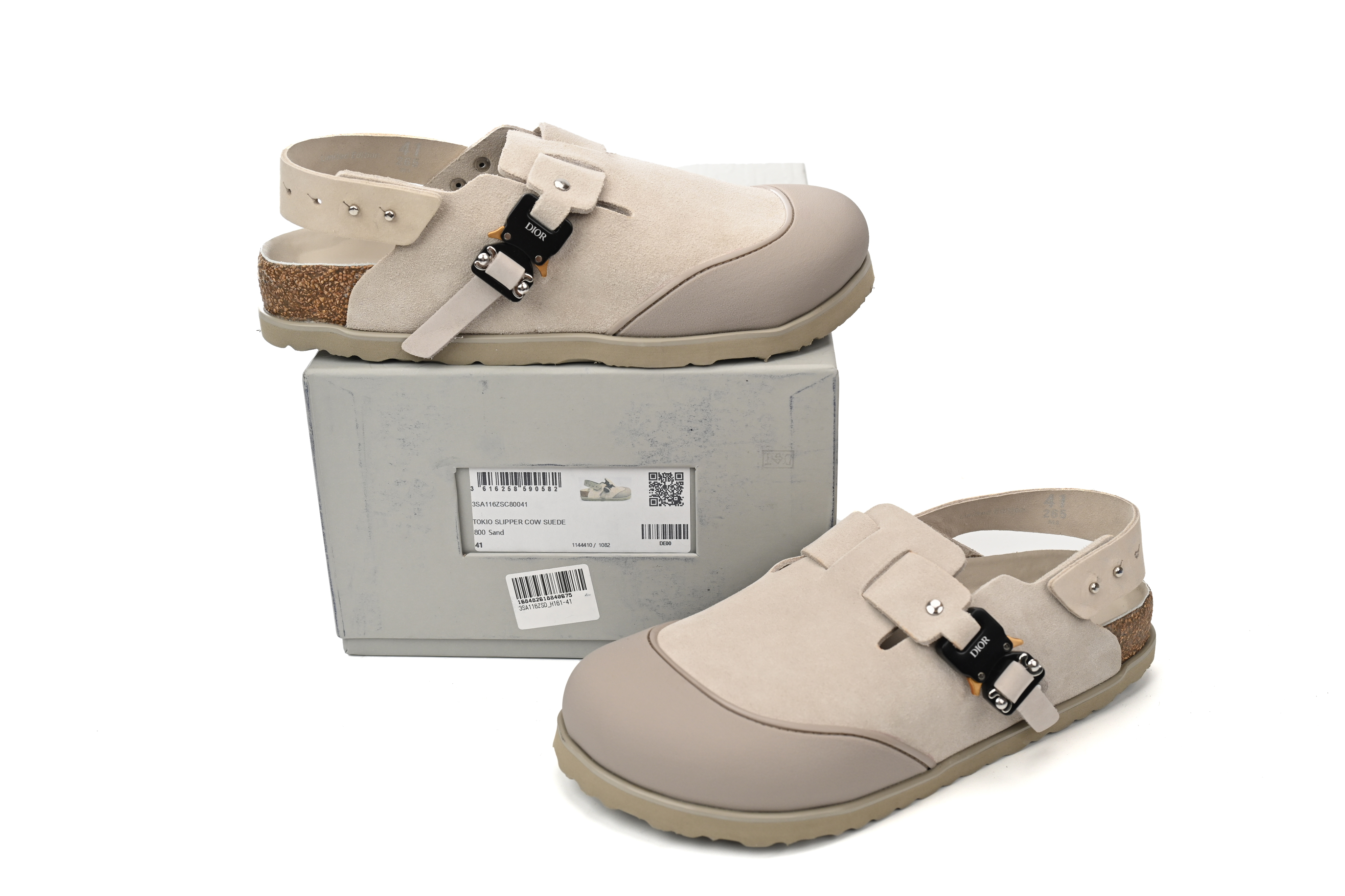 Dior by Birkenstock Tokio Mule Greige 3SA116ZSD_H161
