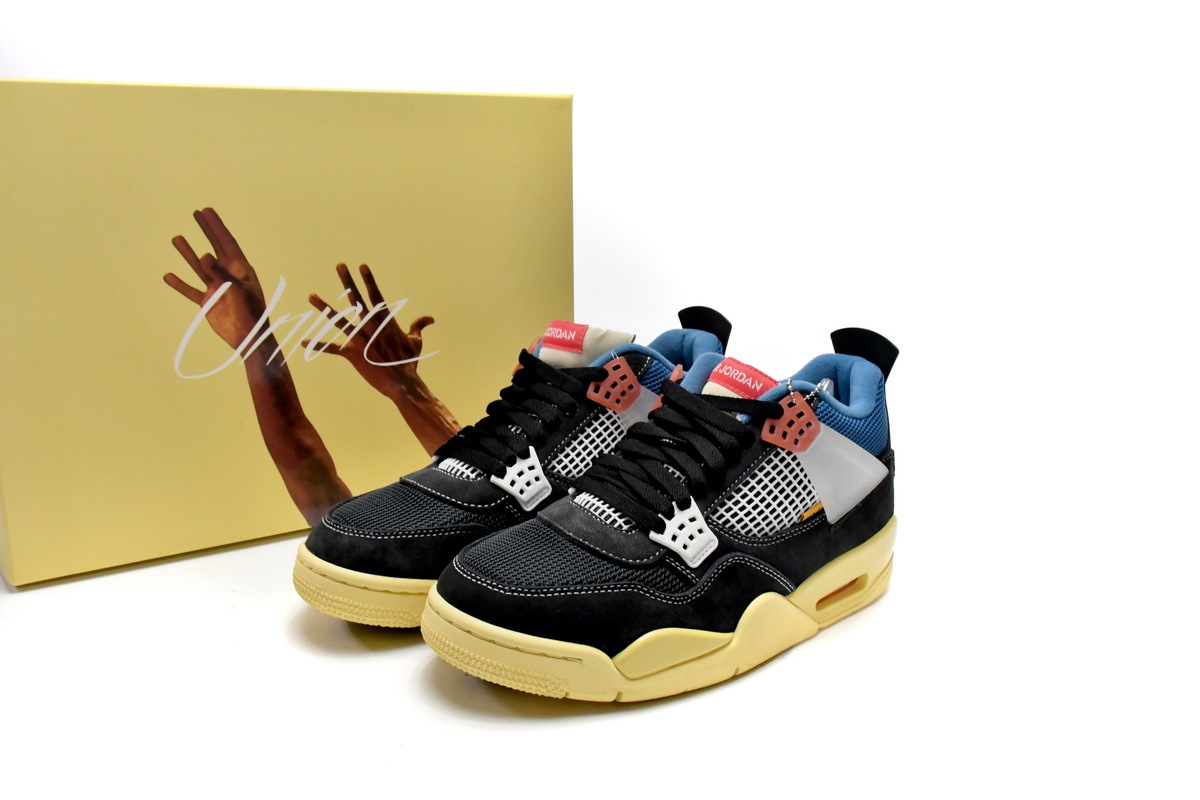 Union LA x Air Jordan 4 Retro SP Off Noir Black DC9533-001