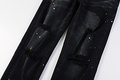 Purple Jeans Spotted Black 005