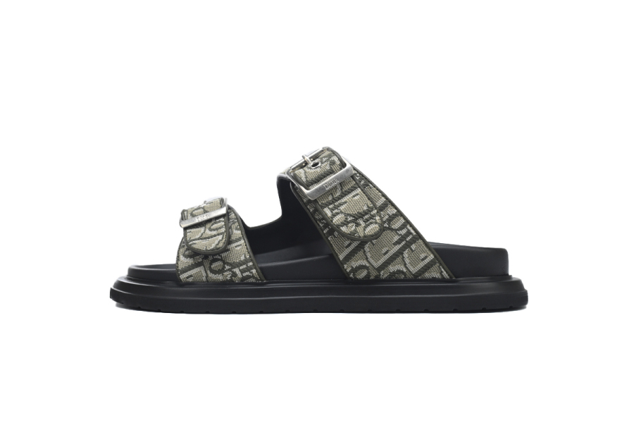 Dior Aqua Sandal Beige Dior Oblique Jacquard