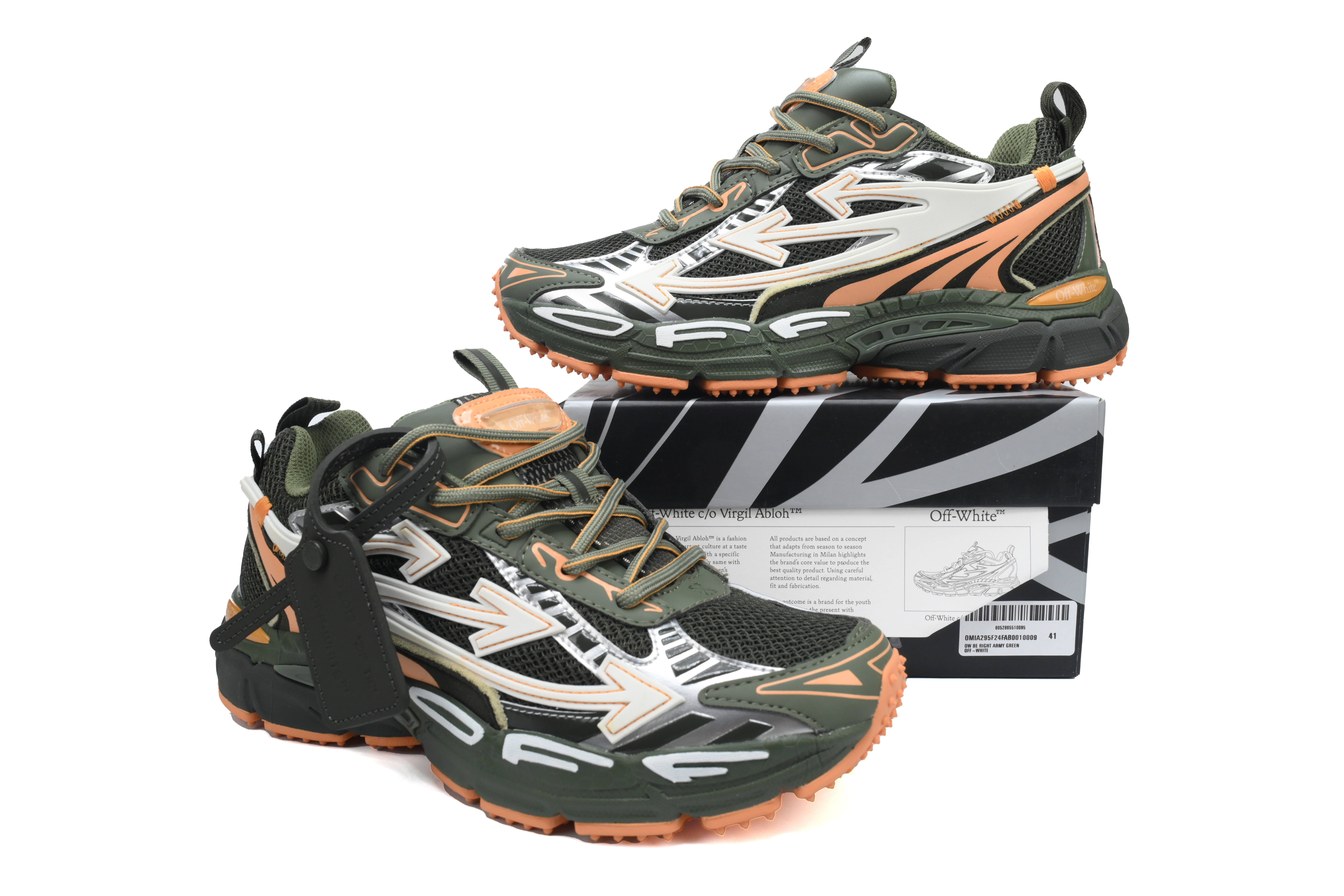 OFF-WHITE Be Right BacK Military Green