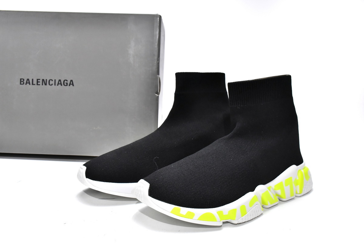 Balenciaga Speed Trainer Black Green