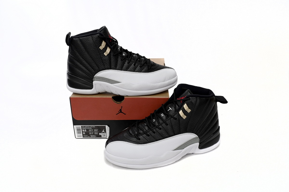 Air Jordan 12 Black And Playoffs CT8013-006