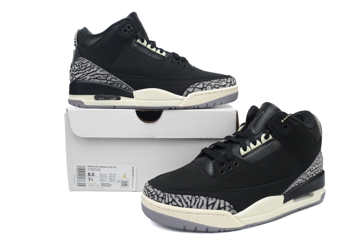 Air Jordan 3 Retro Off Noir CK9246-001