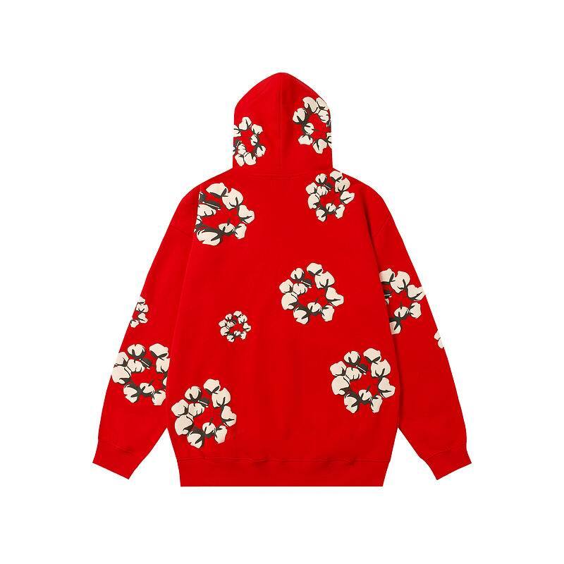 Denim Tears Cactus Tears Wreath Hoodie Red