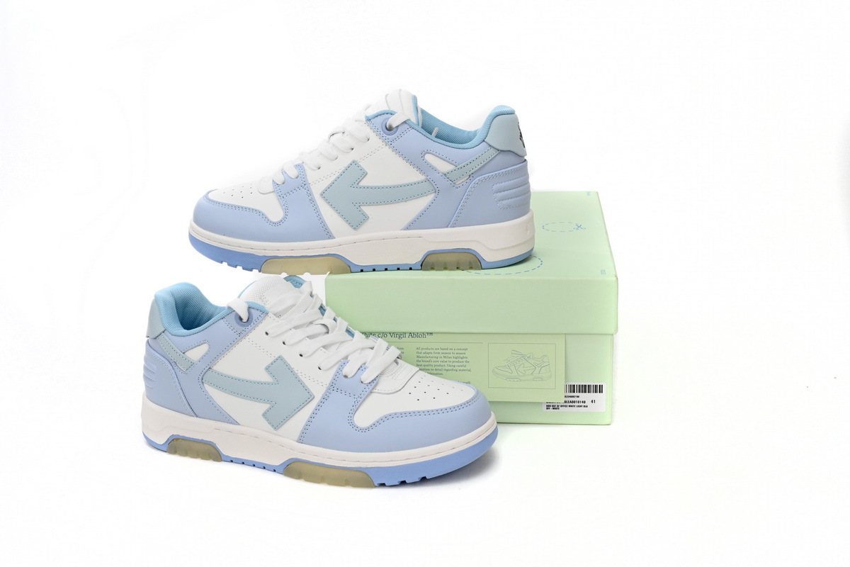 OFF-WHITE Out Of Office Blue Purple White OMIA189 C99LEA00 10140