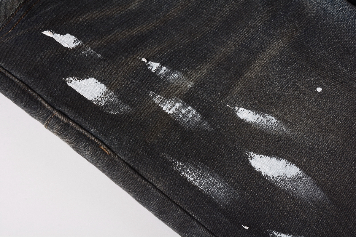 Purple Jeans Dark Black 013