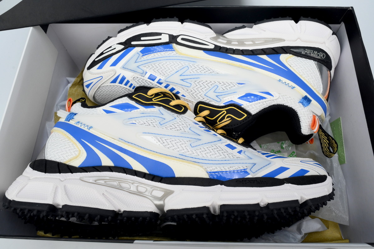 OFF-WHITE Be Right Back Out Of Light Blue and White