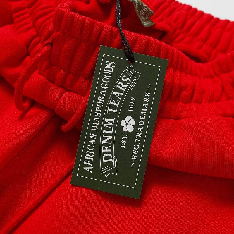 Denim Tears Cactus Tears Wreath Sweatpants Red