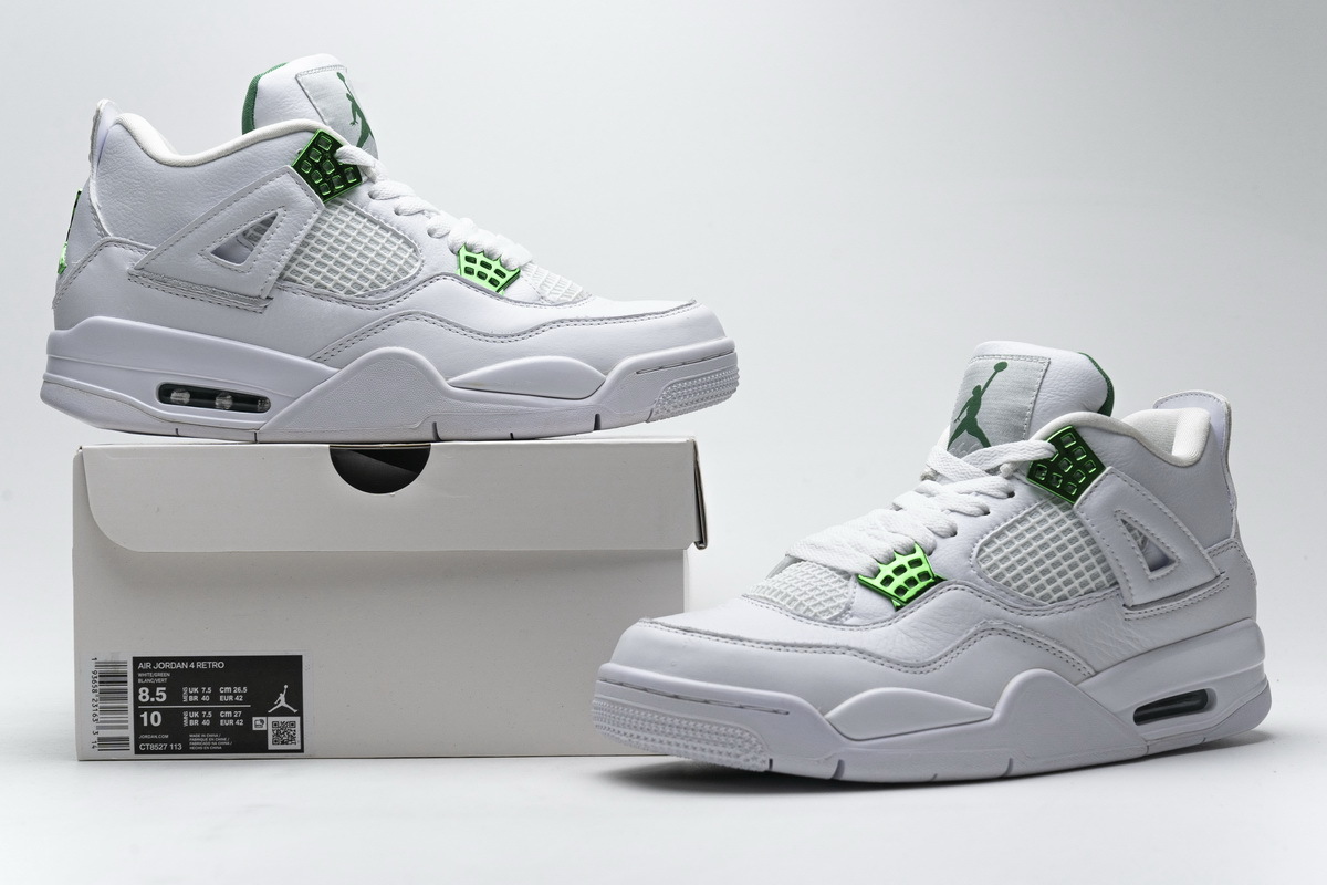 Air Jordan 4 Retro Metallic Green CT8527-113