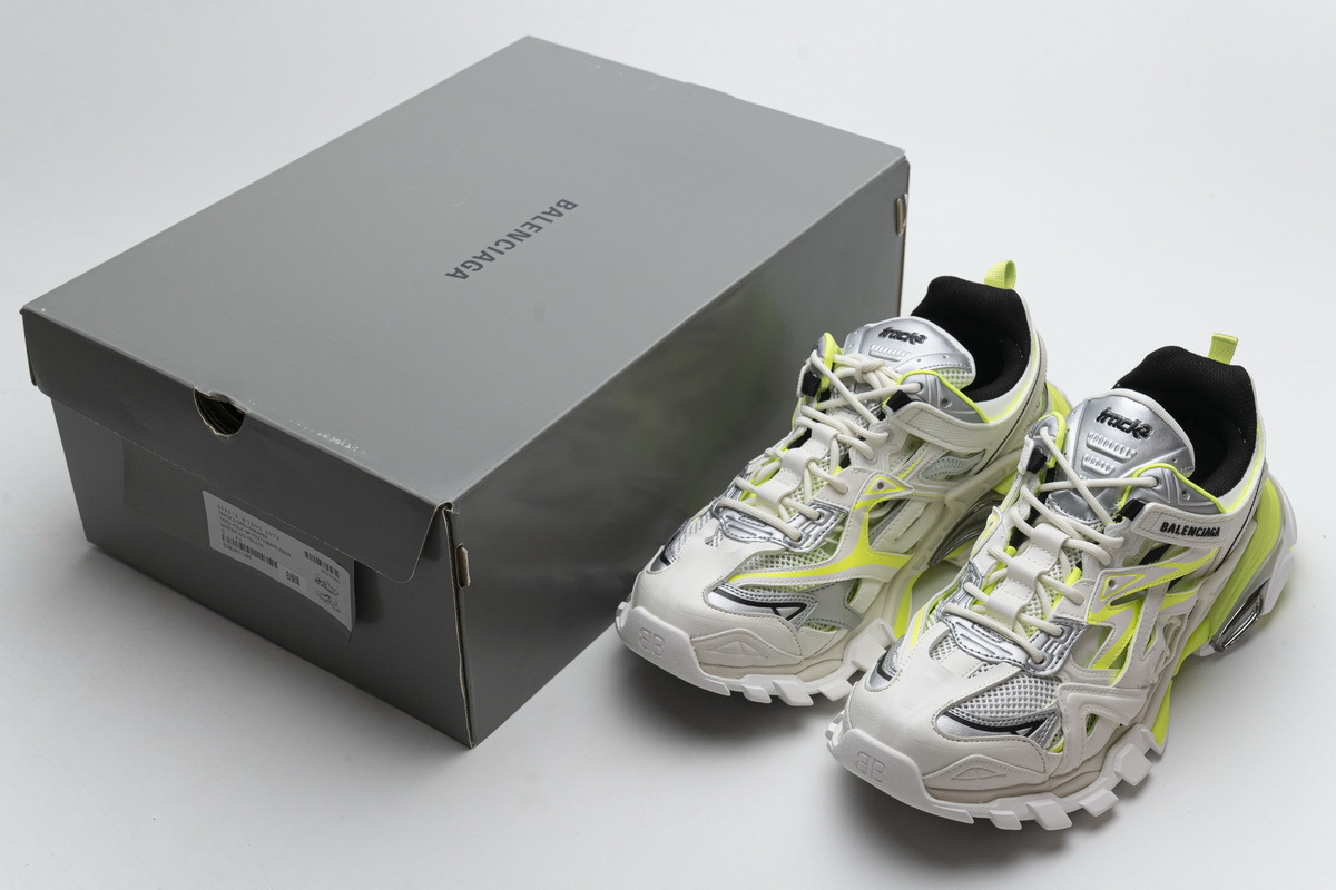 Balenciaga Track 2 Sneaker White Fluo Yellow 568515 W2ON3 9073
