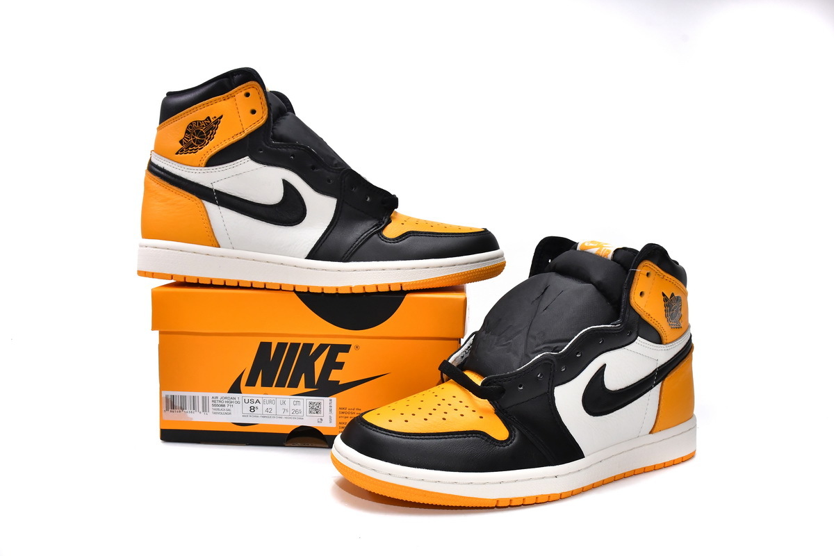 Air Jordan 1 High OG Yellow Toe 555088-711