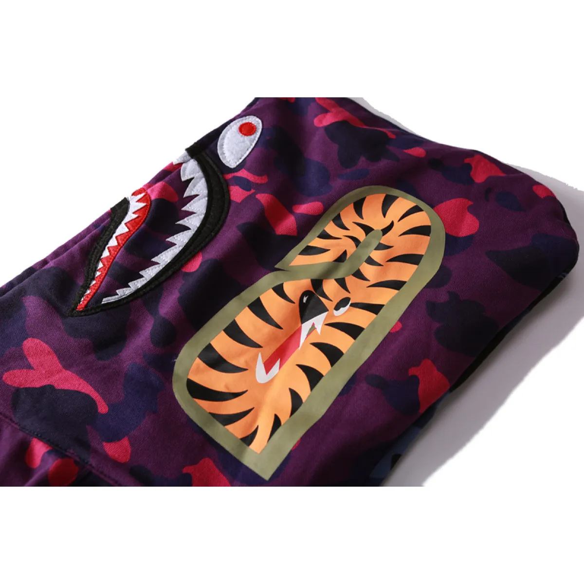 BAPE Color Camo 1/2 Shark Full Zip Hoodie