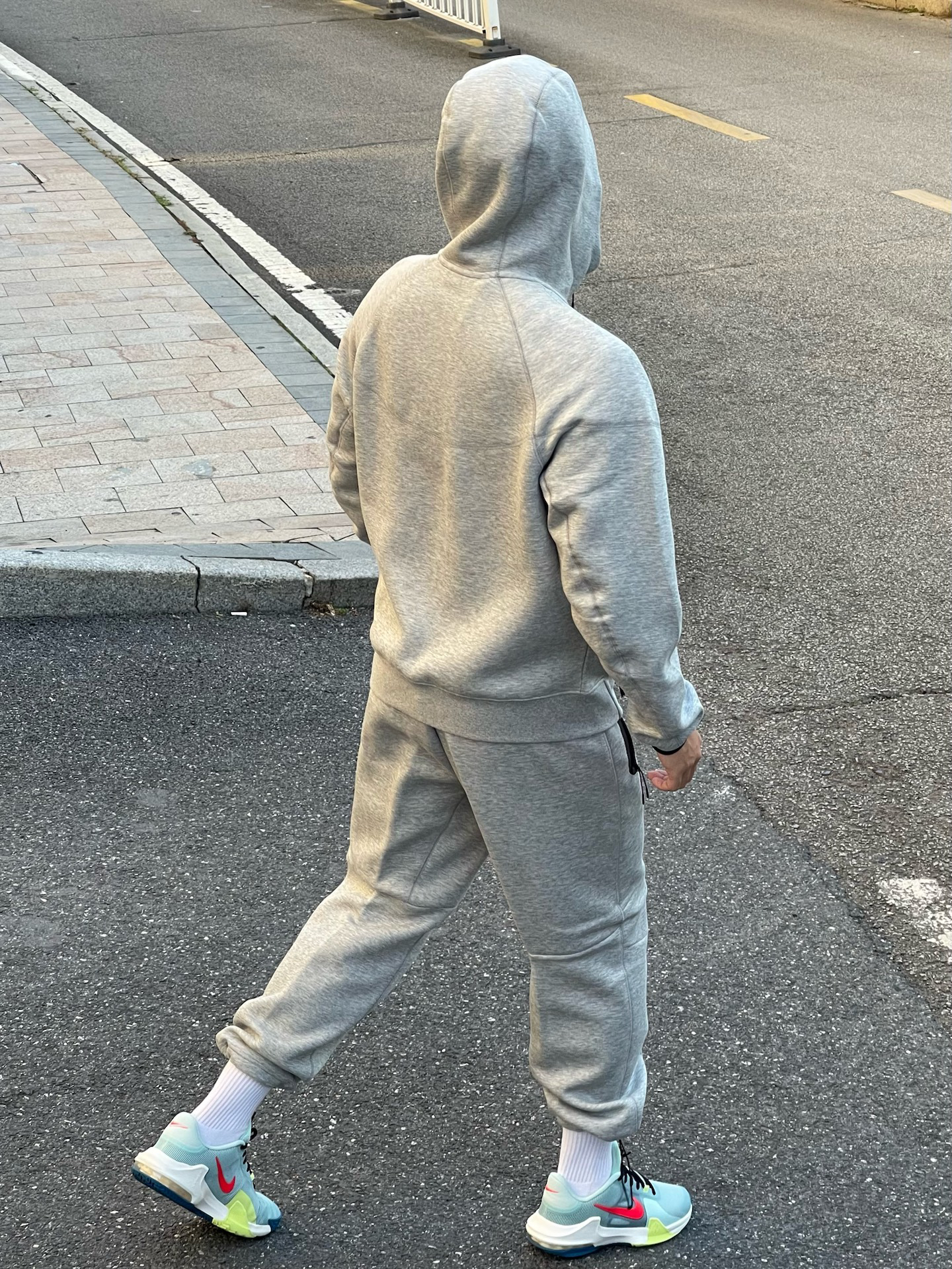 Nike Sportswear Tech Fleece Full-Zip Hoodie & Joggers Set Grey FB7921-063+FB8002-063