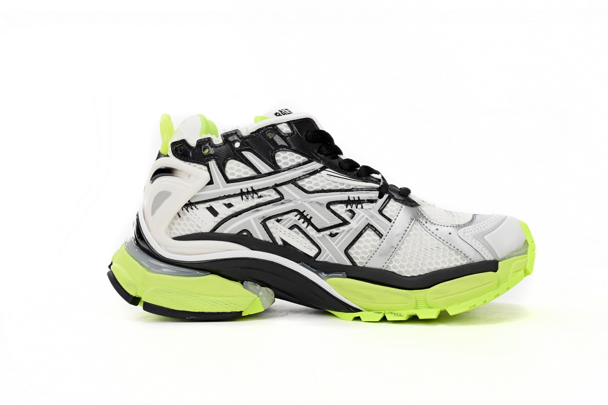 Balenciaga Runner Black white and Yellow 677402 W3RBP 1093
