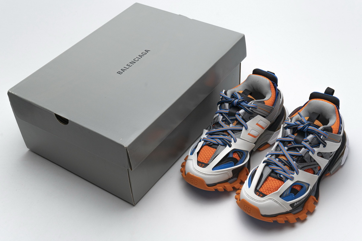 Balenciaga Track Tess S.Blue Orange 542436 W1GB7 7580