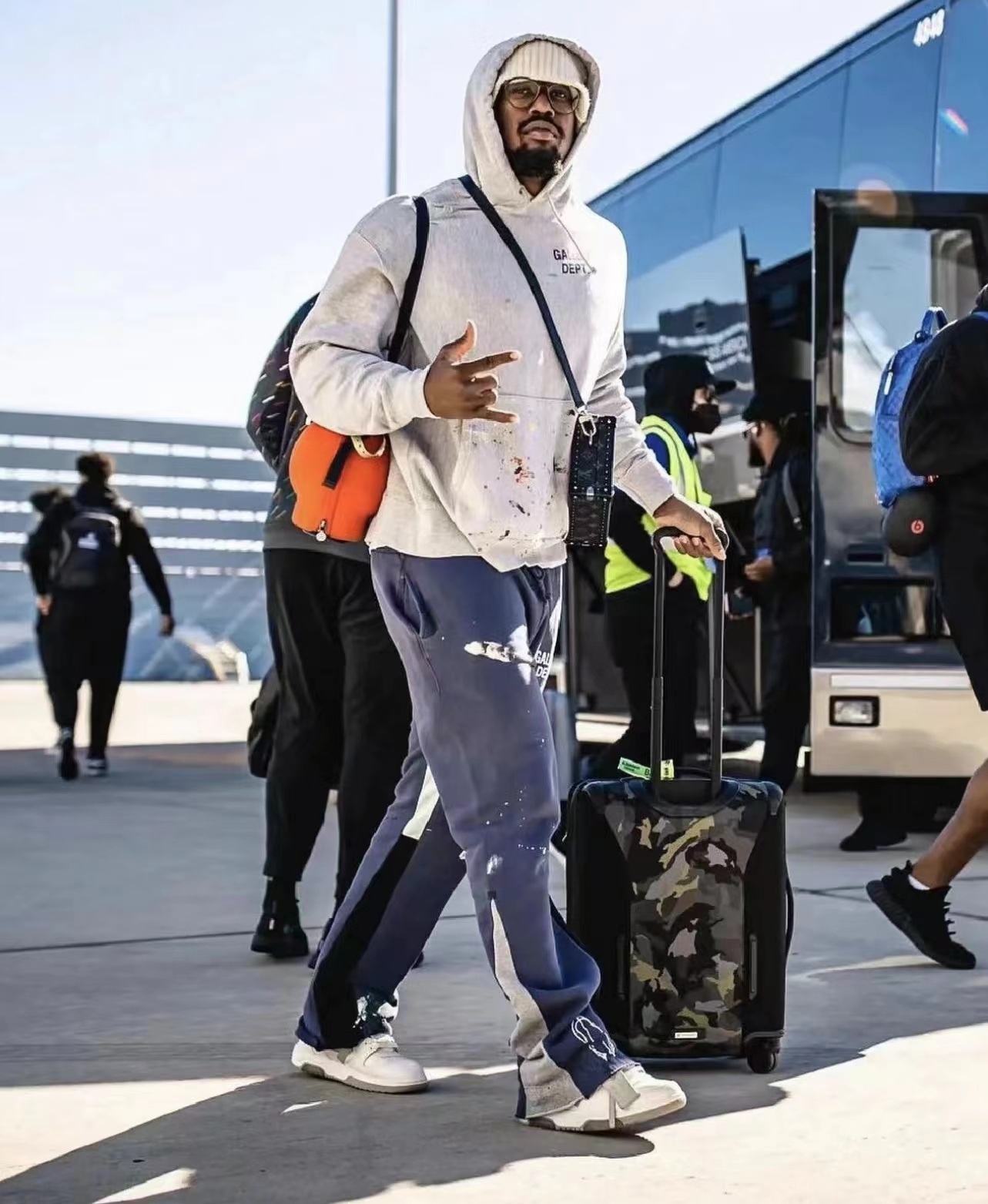 Gallery Dept. Painted Sweatpants Navy