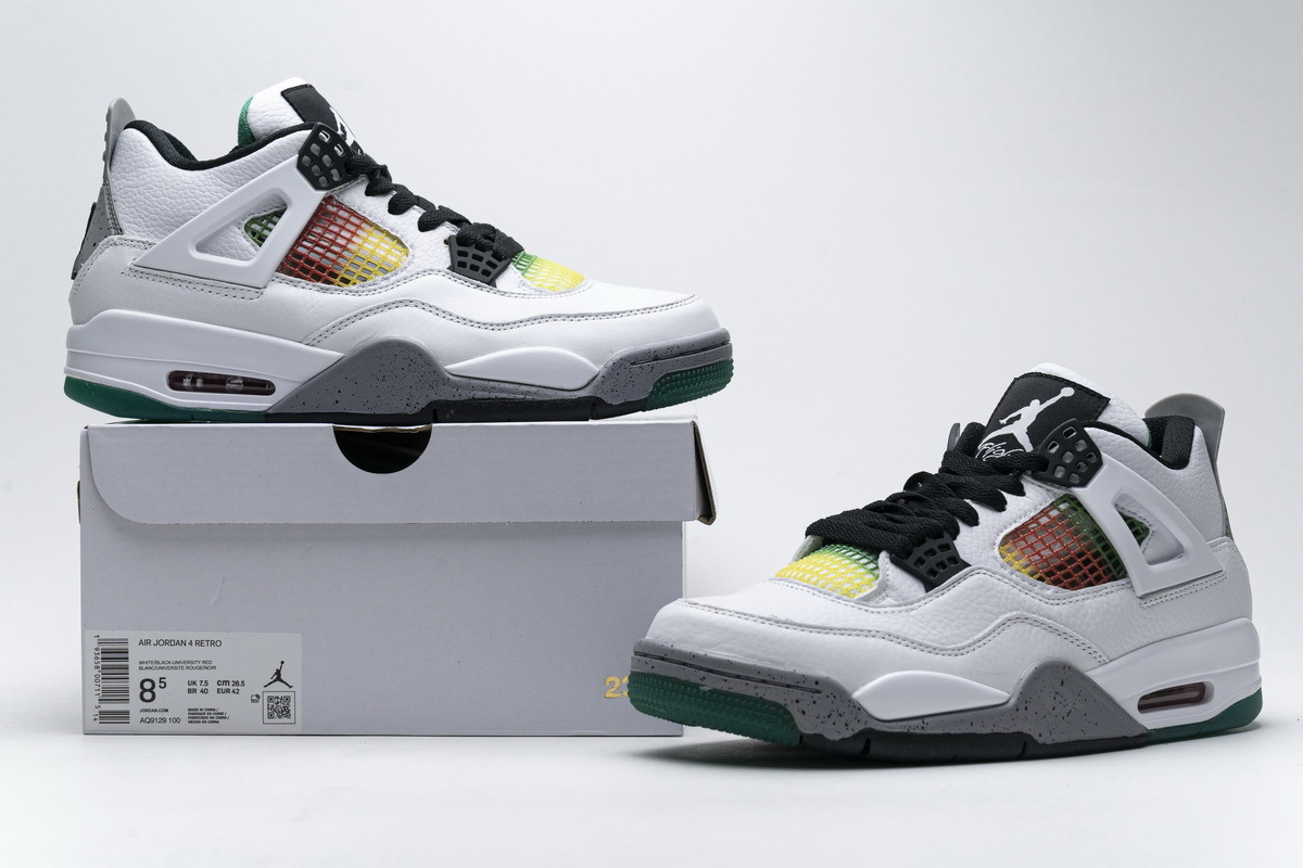 Air Jordan 4 Retro Rasta AQ9129-100