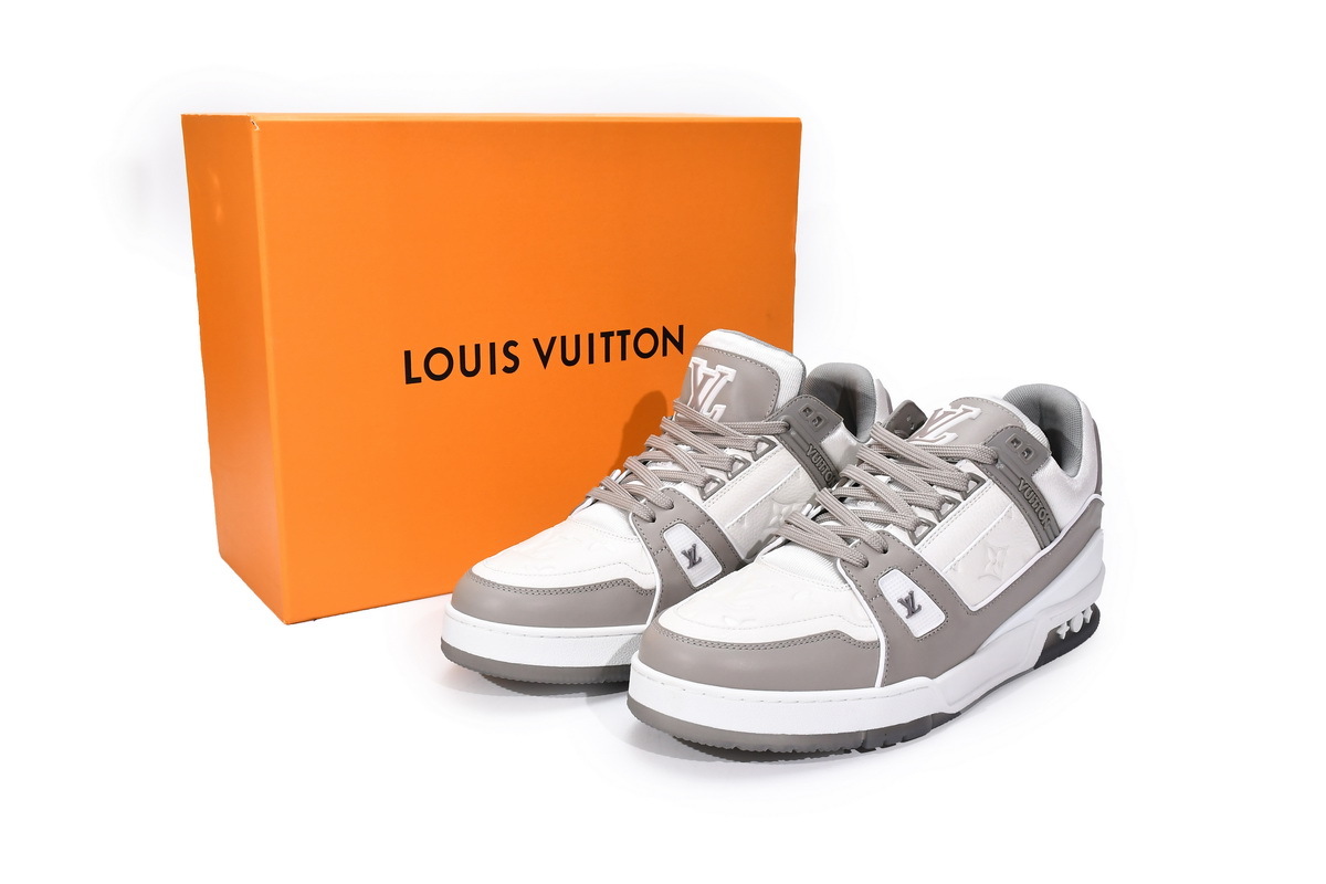 Louis Vuitton Trainer Grey White VL1210