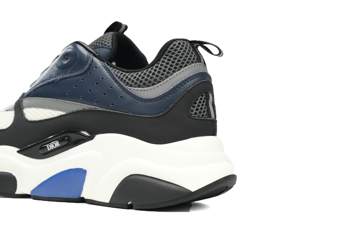 Dior White Blue Black B22 Sneakers White Blue