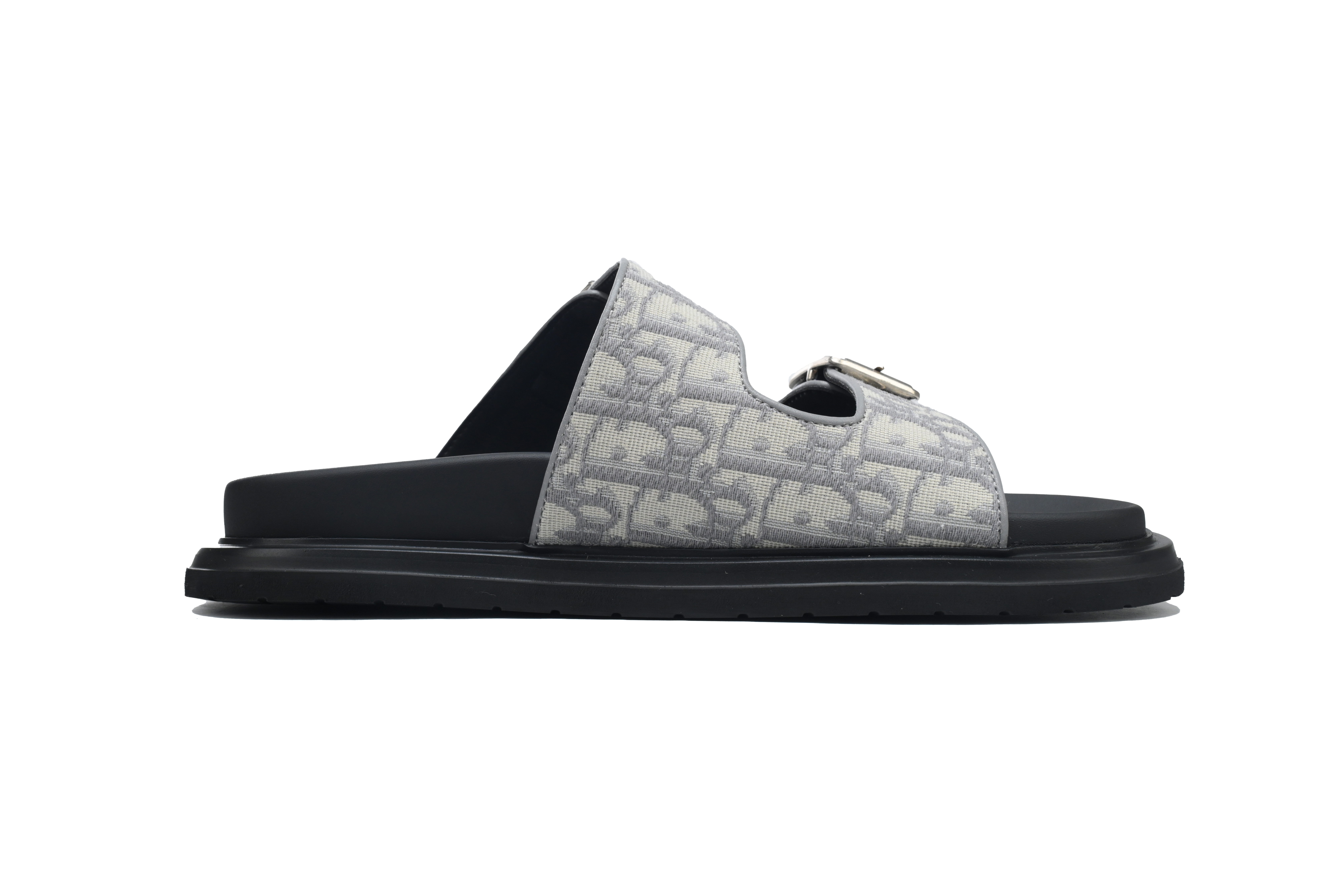 Dior Aqua Sandal Light Grey Dior Oblique Jacquard