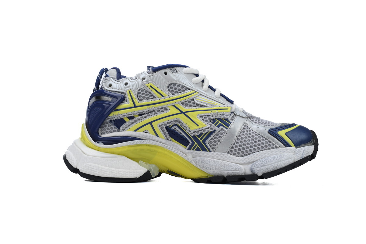 Balenciaga Runner White yellow and blue 677403 W2RN1 0080