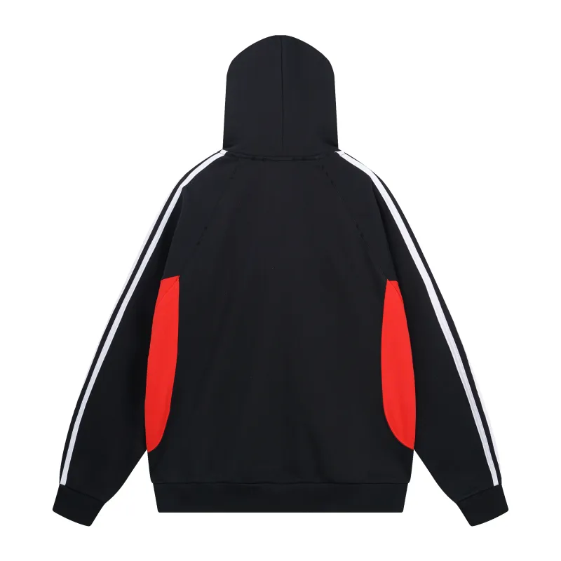 Balenciaga adidas Hoodie Black Red White