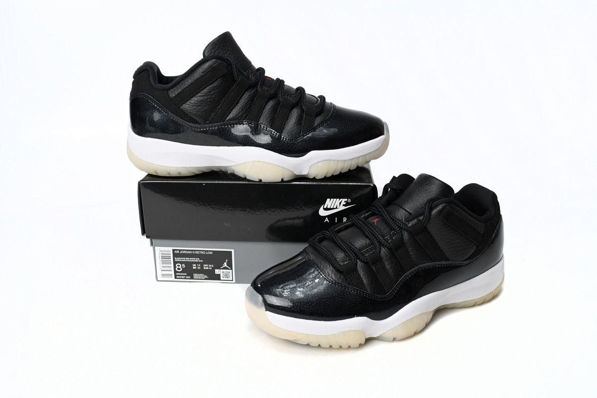 Air Jordan 11 Retro Low 72-10 AV2187-001