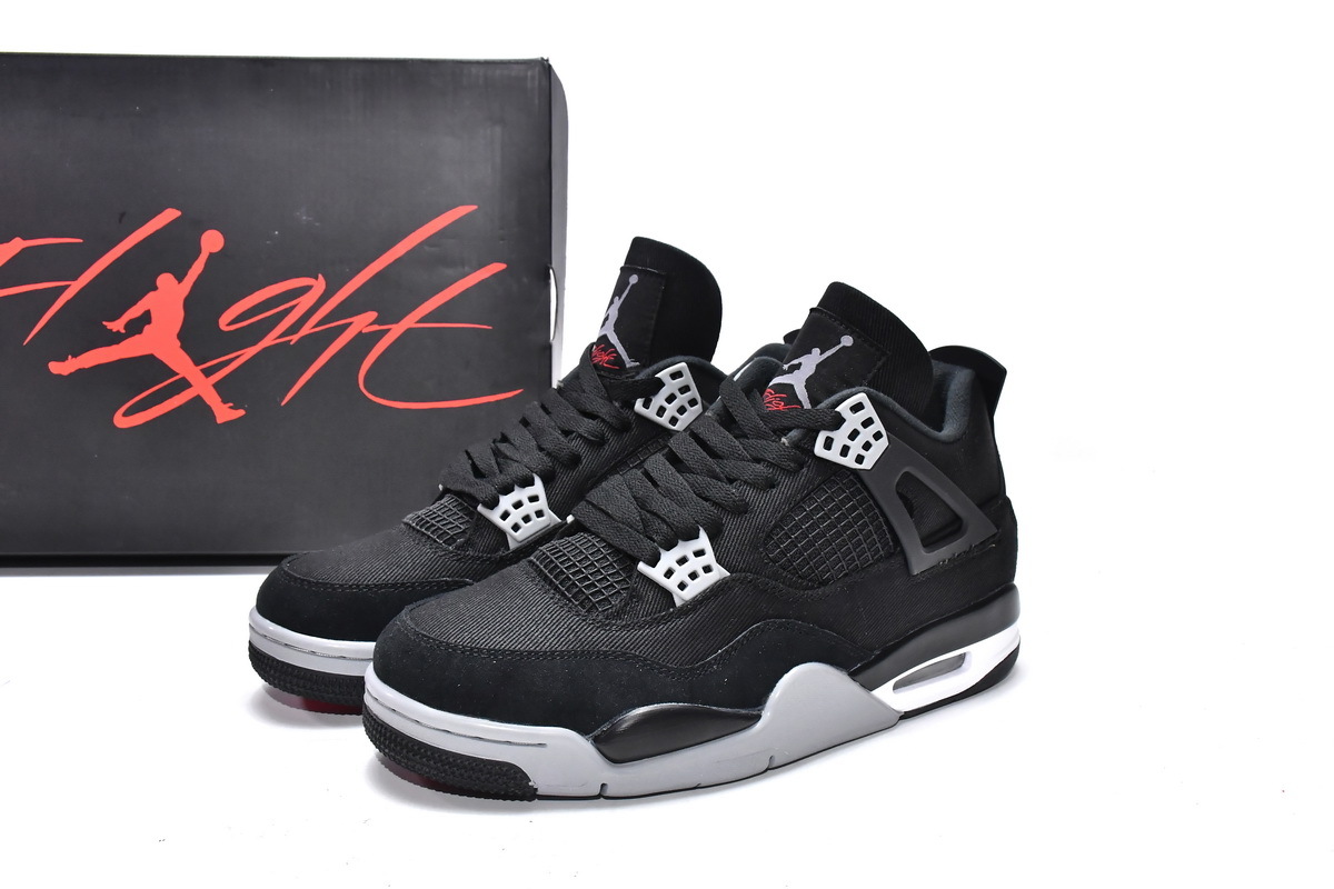 Jordan 4 Retro Black Canvas DH7138-006