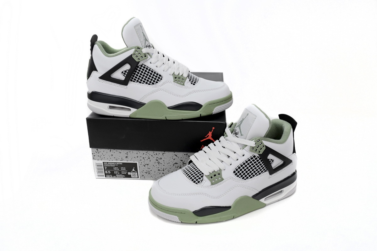 Air Jordan 4 WMNS Oil Green AQ9129-103