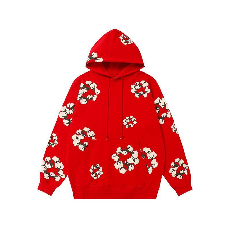 Denim Tears Cactus Tears Wreath Hoodie Red