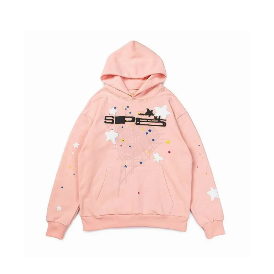 Sp5der Spider Web Print Gothic Bellini Hoodie
