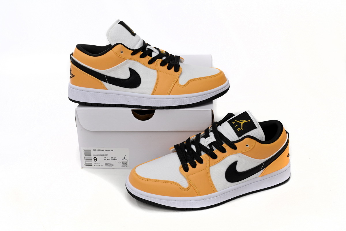 Jordan 1 Low Laser Orange (Women's) CZ4776-107