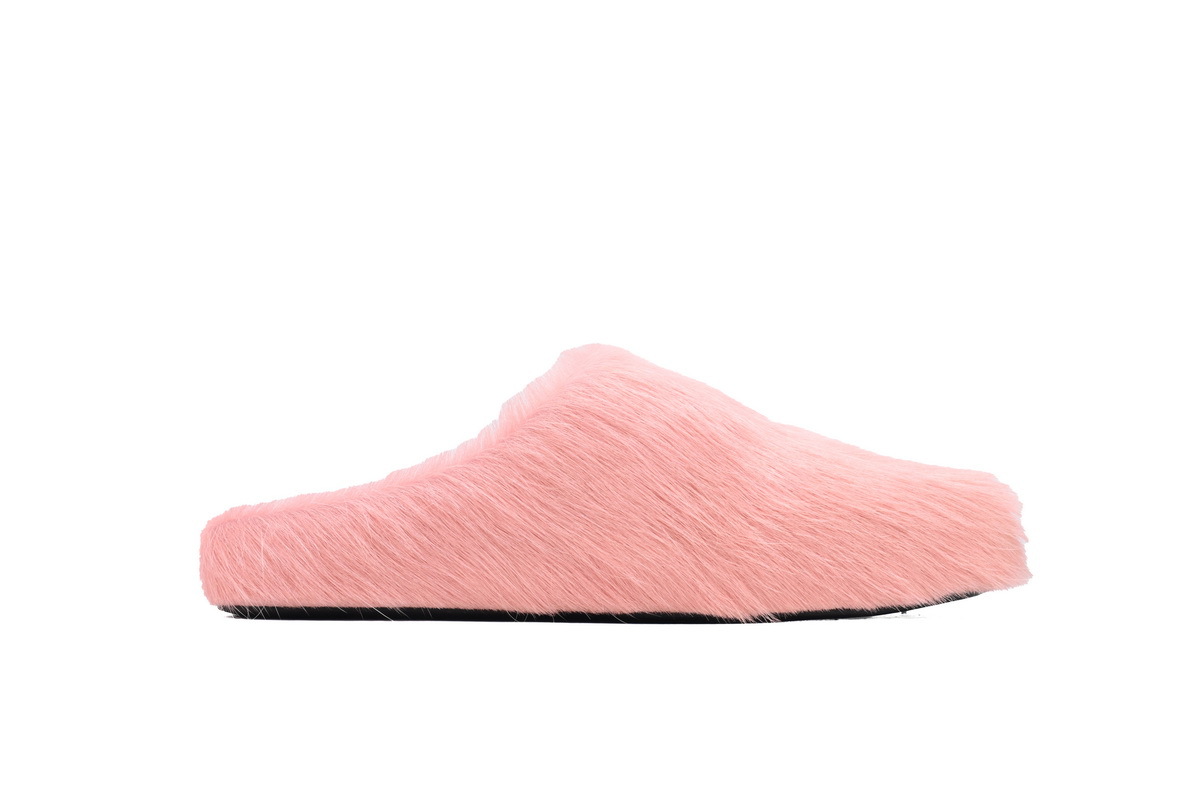 Marni Loafers Long-hair Calfskin Fussbett Sabot Pink