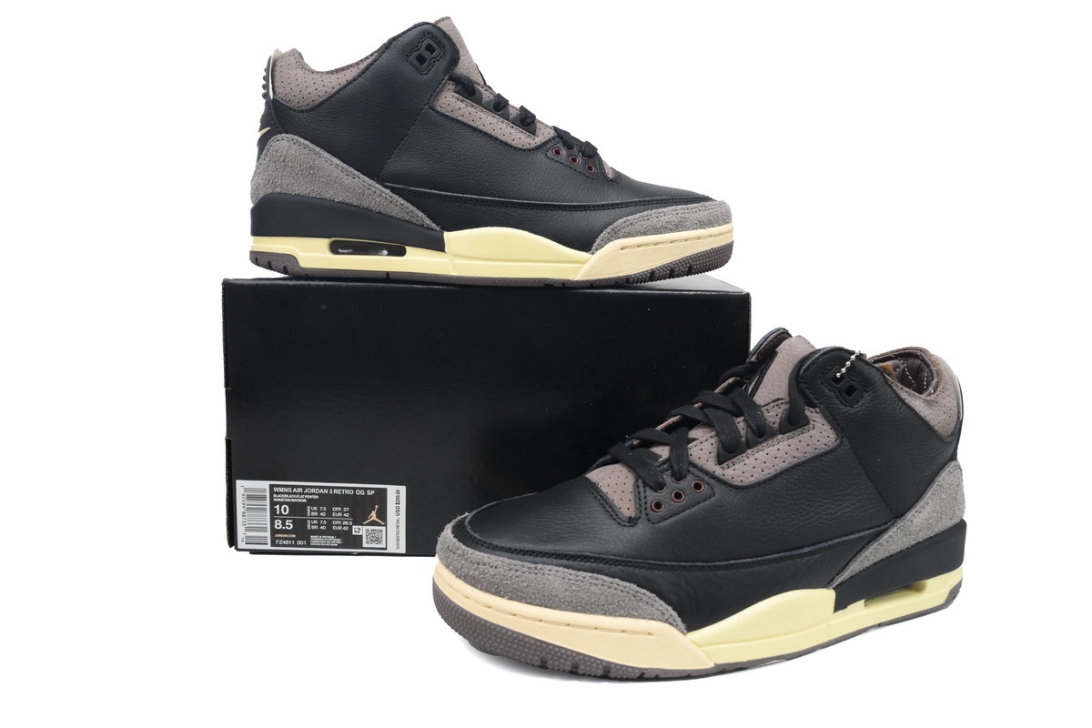 A Ma Maniére x Air Jordan 3 Black FZ4811-001