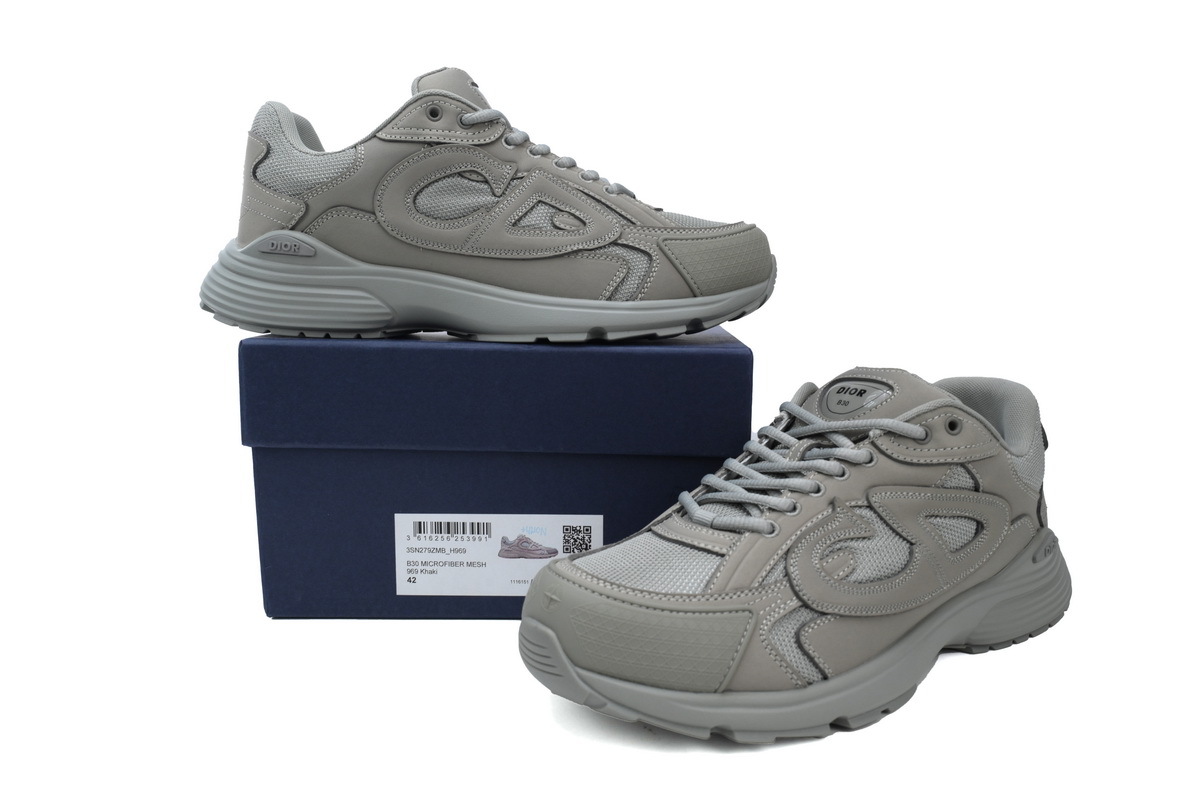 Dior B30 x Stone Island Sneaker Light Grey