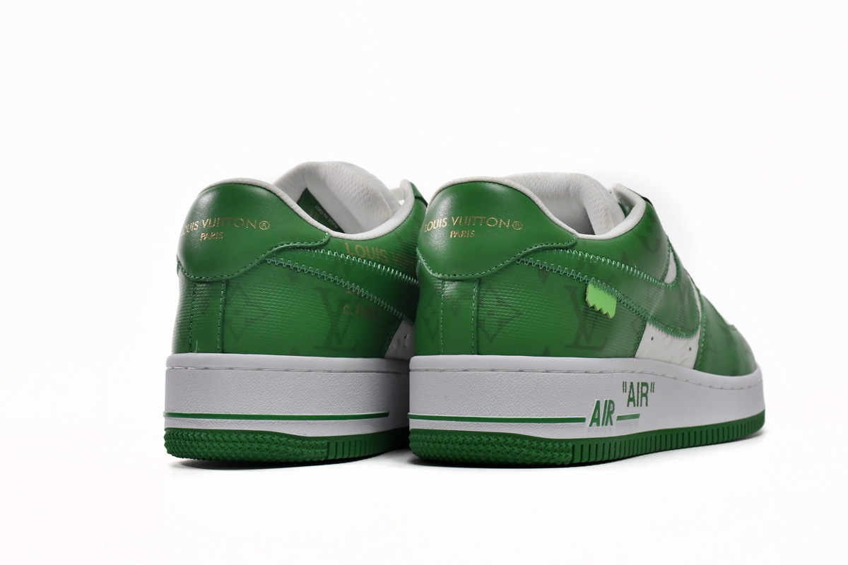 Louis Vuitton Nike Air Force 1 Low By Virgil Abloh White Green