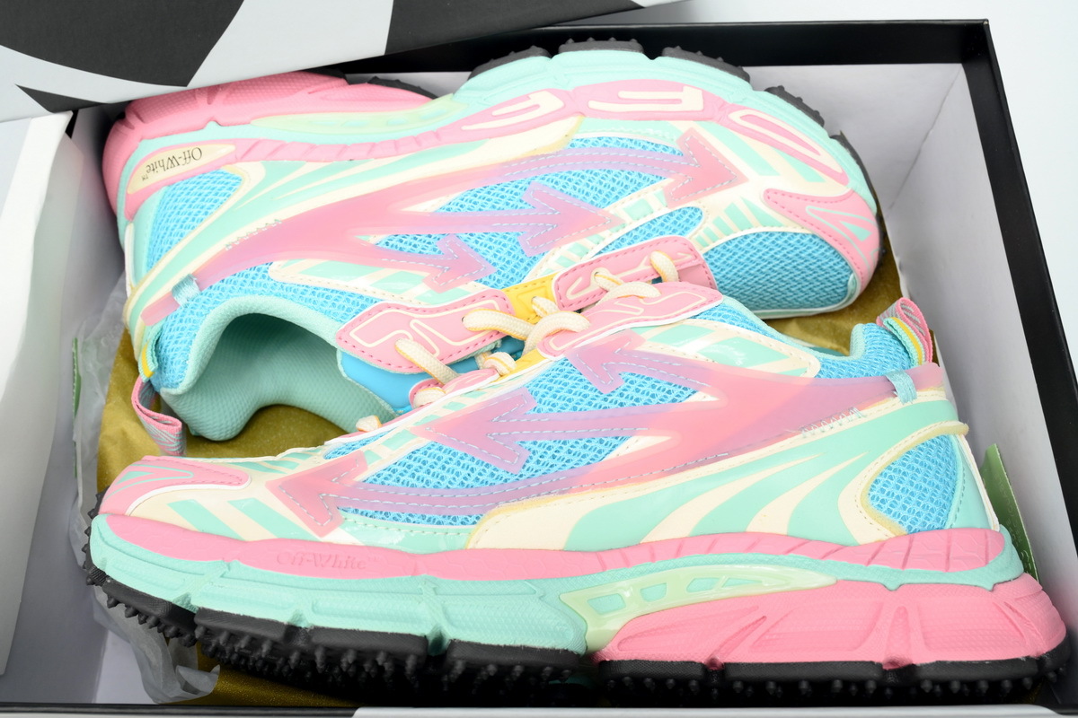 OFF-WHITE Be Right Back Out Of Blue Pink Blue