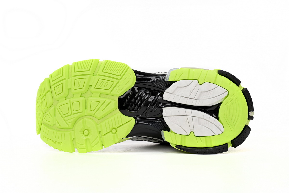 Balenciaga Runner Black white and Yellow 677402 W3RBP 1093