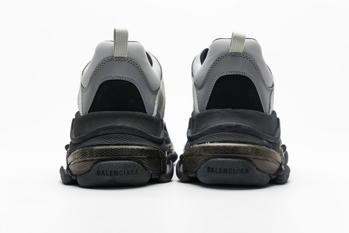 Balenciaga Triple S Black Silver 541624 W09E1 7320