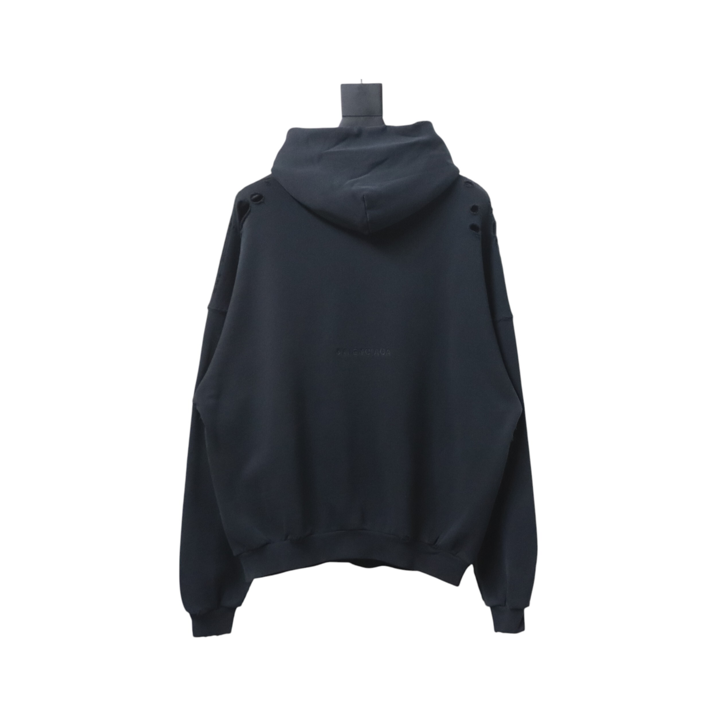 Balenciaga Black Paris Liberty Hoodie