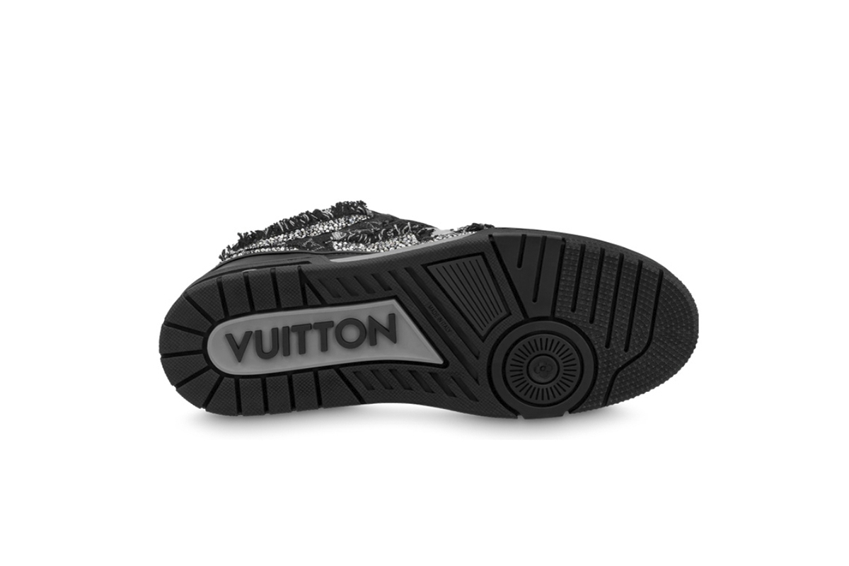 Louis Vuitton Skate Trainer Black Swarovski Monogran 1ABMHV