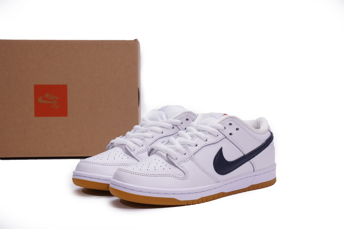 Nike SB Dunk Low Pro Orange Label White Navy CZ2249-100