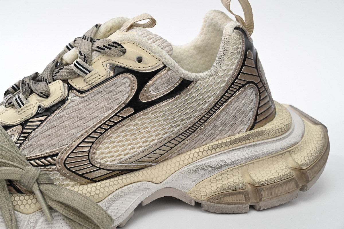 Balenciaga 3XL Sneaker in Black Gray White Gold 734734 W3XL6 0185