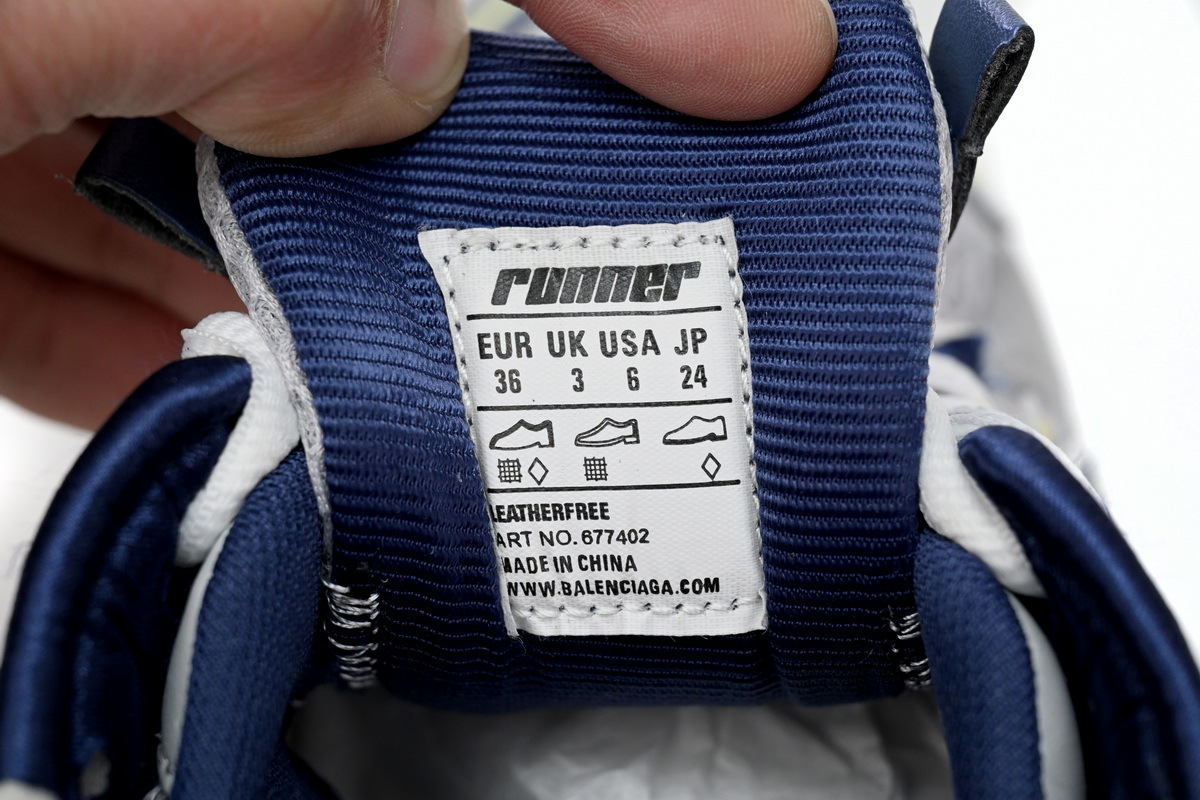 Balenciaga Runner Yellow Blue 677402 W3RB5 9174