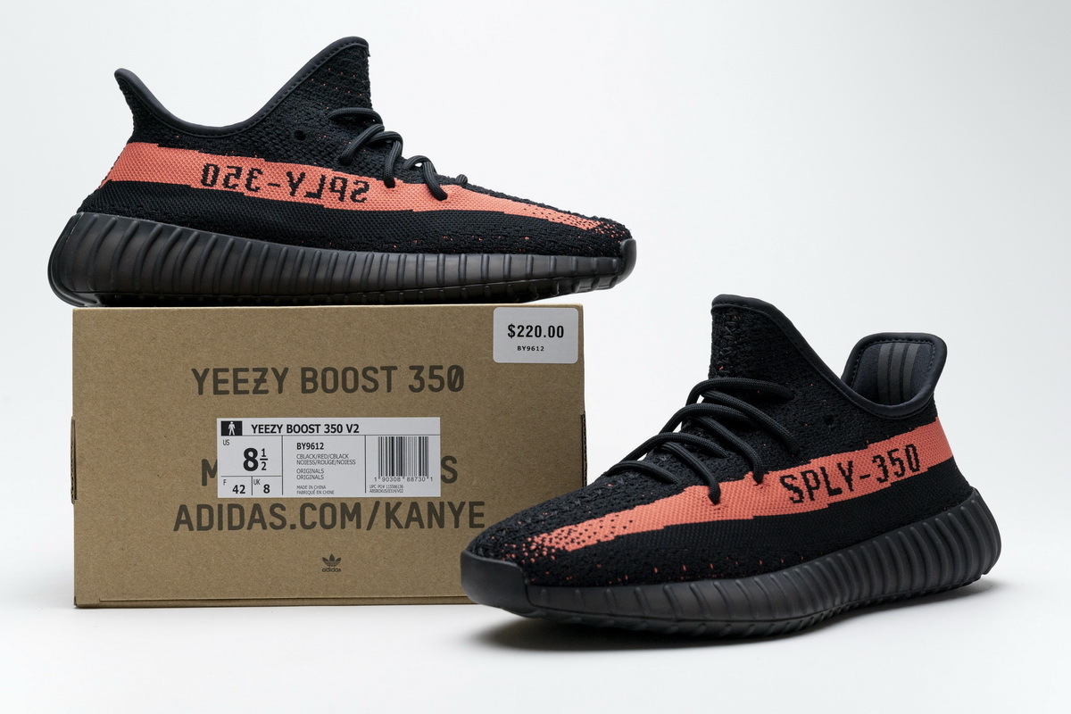 adidas Yeezy Boost 350 V2 Core Black Red BY9612
